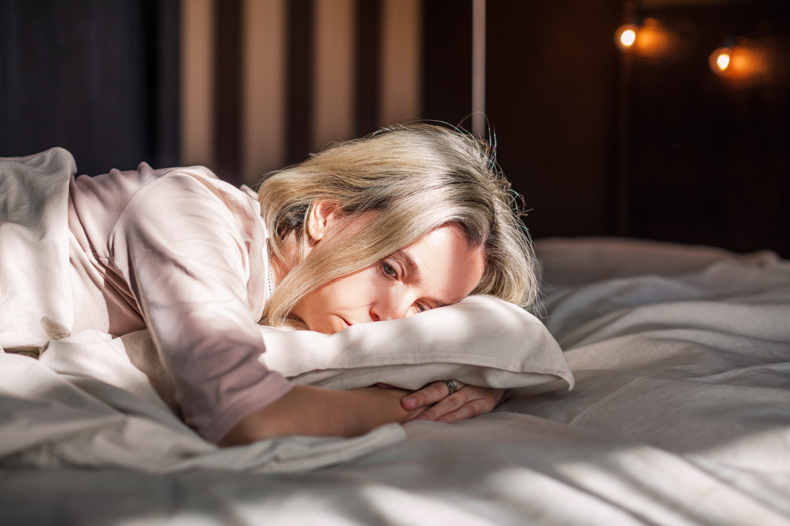 Femme stressée et fatiguée 